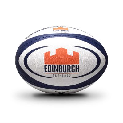 Gilbert Edinburgh Replica Rugby Ball Size 5