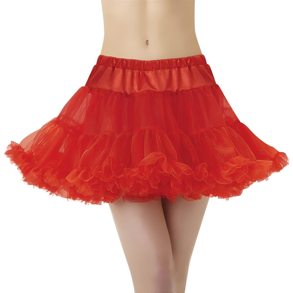 Tulle Petticoat Skirt Adult XL White  1pc