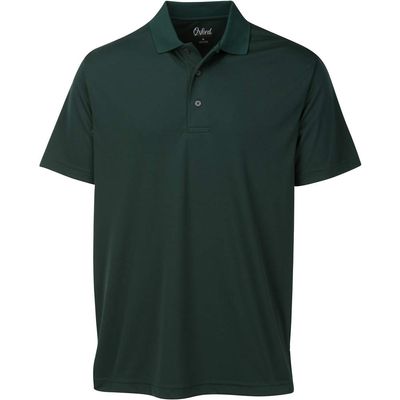 OXFORD AMERICA Burke 100% Polyester Solid Polo Hunter, Large