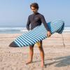 PAMGEA Surf Squared 6'10" Shortboard Surfboard Sock Cover  Lightweight Stretch SUP & Paddleboard Bag, Protective Sleeve for Shortboard, Longboard, Hybrid, Wakesurf  Surfing Accessory, Aqua view 2