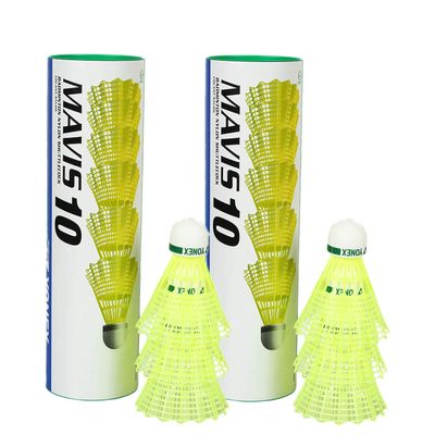 Yonex Mavis 10 Aluminum Blend Shuttlecock Combo, Set of 2 (Yellow)