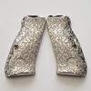 CZ 75 Compact Grips Scroll CZ 75 Compact Grips Nickel CZ Grip Screws view 1