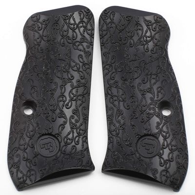 CZ 75 Compact Grips Scroll CZ 75 Compact Grips Black CZ Grip Screws