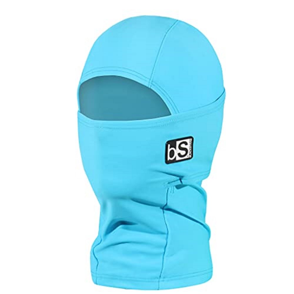 BLACKSTRAP Kids' Hood ExoHinge Balaclava Ski Mask, for Skiing, Bright Blue