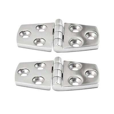 MARINE CITY 304 Grade Stainless Steel Strong and Durable Heavy Duty Corrosion Resistant Door Hinges for Boats, Yachts, Doors, Motor Boxes, RVs (1-1/2  3")