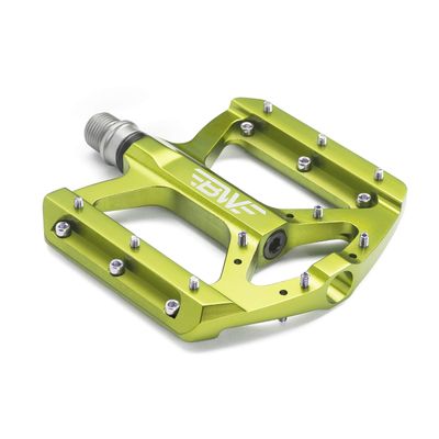 BW Chainline Pedal Premium MTB Platform Bike Pedal - Green