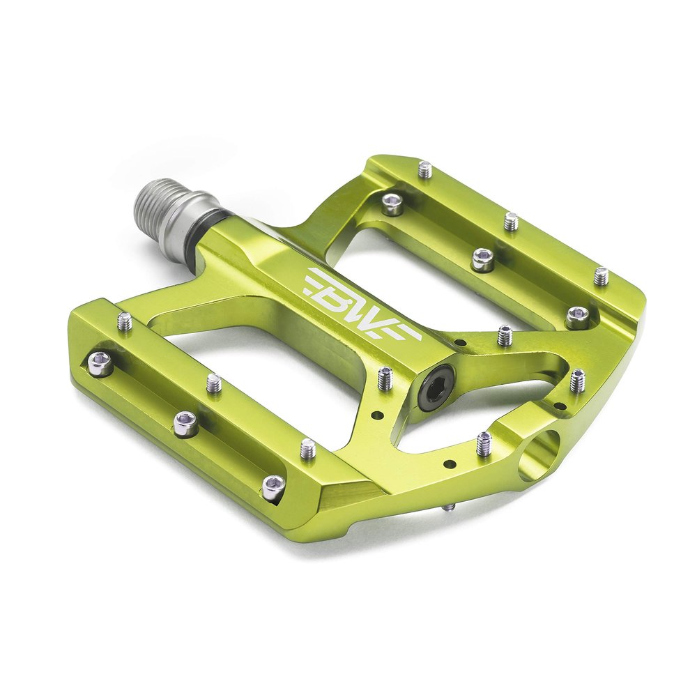 BW Chainline Pedal Premium MTB Platform Bike Pedal - Green