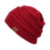 C.C Exclusives Cable Knit Beanie - Thick, Soft & Warm Chunky Beanie Hats (Burgundy) view 1