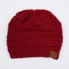 C.C Exclusives Cable Knit Beanie - Thick, Soft & Warm Chunky Beanie Hats (Burgundy) view 2