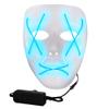 Windy City Novelties LED Light-Up Blue Purge Mask  Glow in the Dark Halloween Costume Party Accessory for Adults view 1