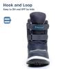 Apakowa New Kid's Boys Winter Snow Boots (Toddler/Little Kid) (5 M US Toddler, Blue2) view 2