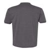 Hanes Adult 50/50 EcoSmart Jersey Knit Polo S Charcoal Heather view 3