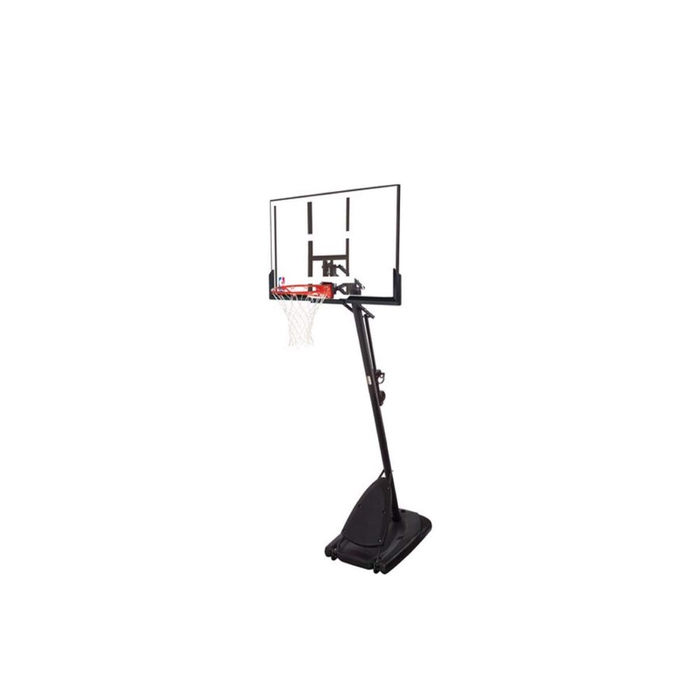 Spalding- 54" Polycarbonate Backboard NBA Portable Basketball System/Hoop -