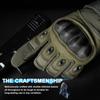 WTACTFUL Touchscreen Motorcycle Tactical Gloves for Men for Airsoft Paintball Cycling Motorbike MTB Bike ATV Hunting Hiking Riding Work Outdoor Sport Work Gloves Green Small view 2