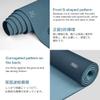 Yoga Mat Non Slip, Eco Friendly Fitness Exercise Mat with Carrying Strap,Pro Yoga Mats for Women,Workout Mats for Home, Pilates and Floor Exercises (Grey Blue/Black, Thickness-6mm) view 2
