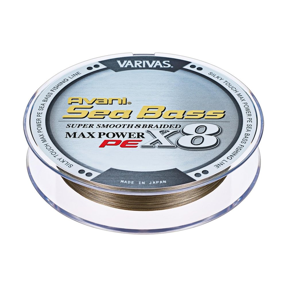 VARIVAS Avani Sea Bass Max Power PE x8 (Status Gold, 150m, 20.2 lb (#1))