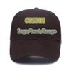 Baseball Cap Custom Personalized Text Dad Hats for Men & Women Trucker Adjustable Snapback Baseball Hat Brown view 1