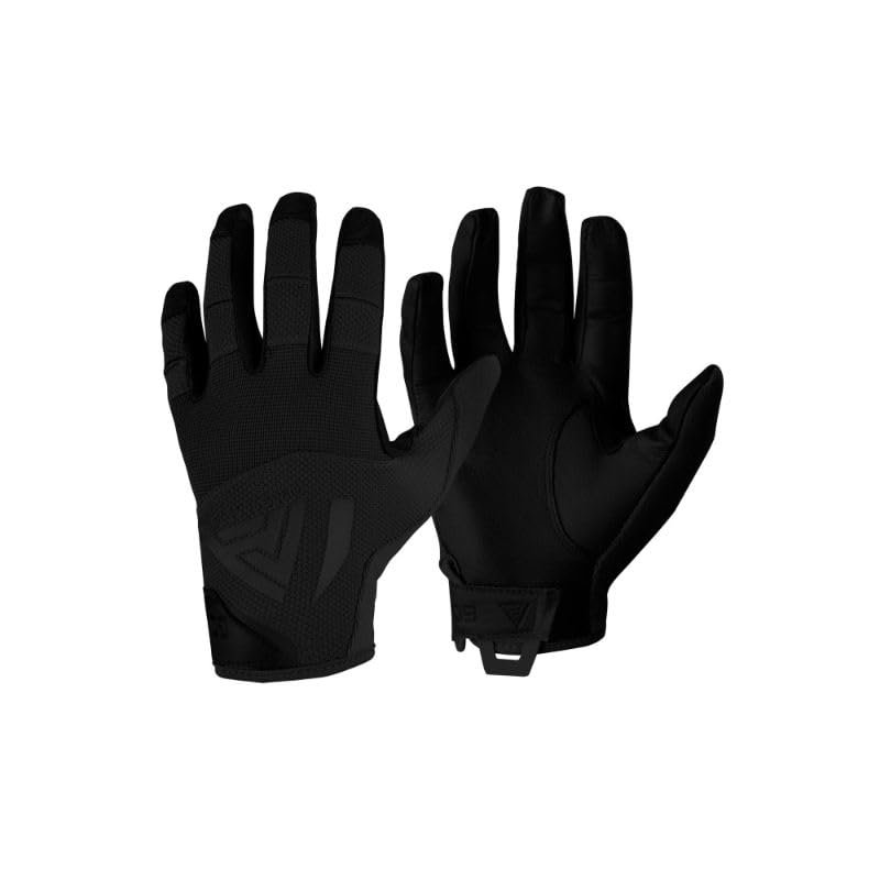 Direct Action Hard Leather Gloves Black 2XLarge, Military Style, Touch Screen Compatible