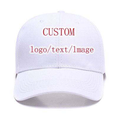 Baseball Cap Custom Personalized Text Dad Hats for Men & Women Trucker Adjustable Snapback Baseball Hat White