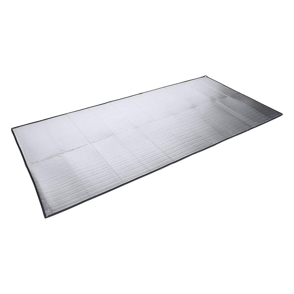 Aluminum Foil EVA Sleeping Mattress Mat Pad for Outdoor Camping Hiking Travel Picnic Silver(59.1 x 78.8inch)