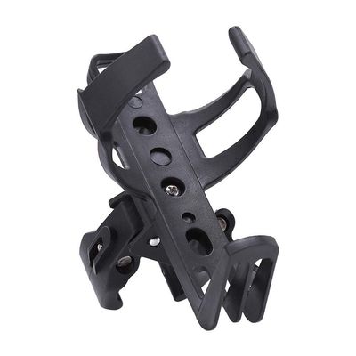 Bottle Holder, PVC Quick Release Anti Slip 360 Degree Rotation Cup Drink Rack Cage for Stroller Motorcycle(Black)