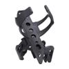 Bottle Holder, PVC Quick Release Anti Slip 360 Degree Rotation Cup Drink Rack Cage for Stroller Motorcycle(Black)