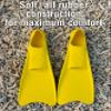 TUSA Sport Full Foot Rubber Snorkeling Fin, Small (5-7), Black (UF-1202 BK S) view 3