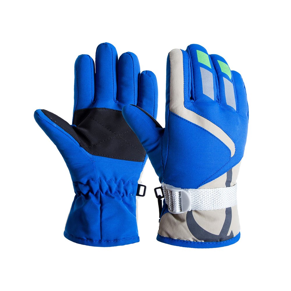 Kids Ski Gloves Winter Warm Lining Snow Cold Weather Windproof Waterproof Adjustable Gloves for Boys & Girls 2-5Years
