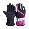 Kids Ski Gloves Winter Warm Lining Snow Cold Weather Windproof Waterproof Adjustable Gloves for Boys & Girls 2-5Years