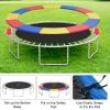Giantex Trampoline Pad, Exercise Fitness Gymnastics Trampoline,Trampoline Pad Replacement Bounce Frame, Edge Cover Springs Protection Pad, Rebounder Trampoline (Rainbow, 12 ft) view 3