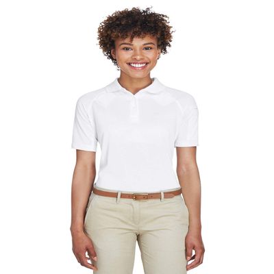 Harriton Ladies' Advantage Snag Protection Plus Tactical Polo 2XL WHITE