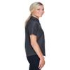 Harriton Ladies' Key West Short-Sleeve Performance Staff Shirt L DARK CHARCOAL view 3