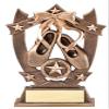 Express Medals 6.25 Inch Sport Star Ballet Trophy Award with Engraved Personalized Plate 5-Pack view 1