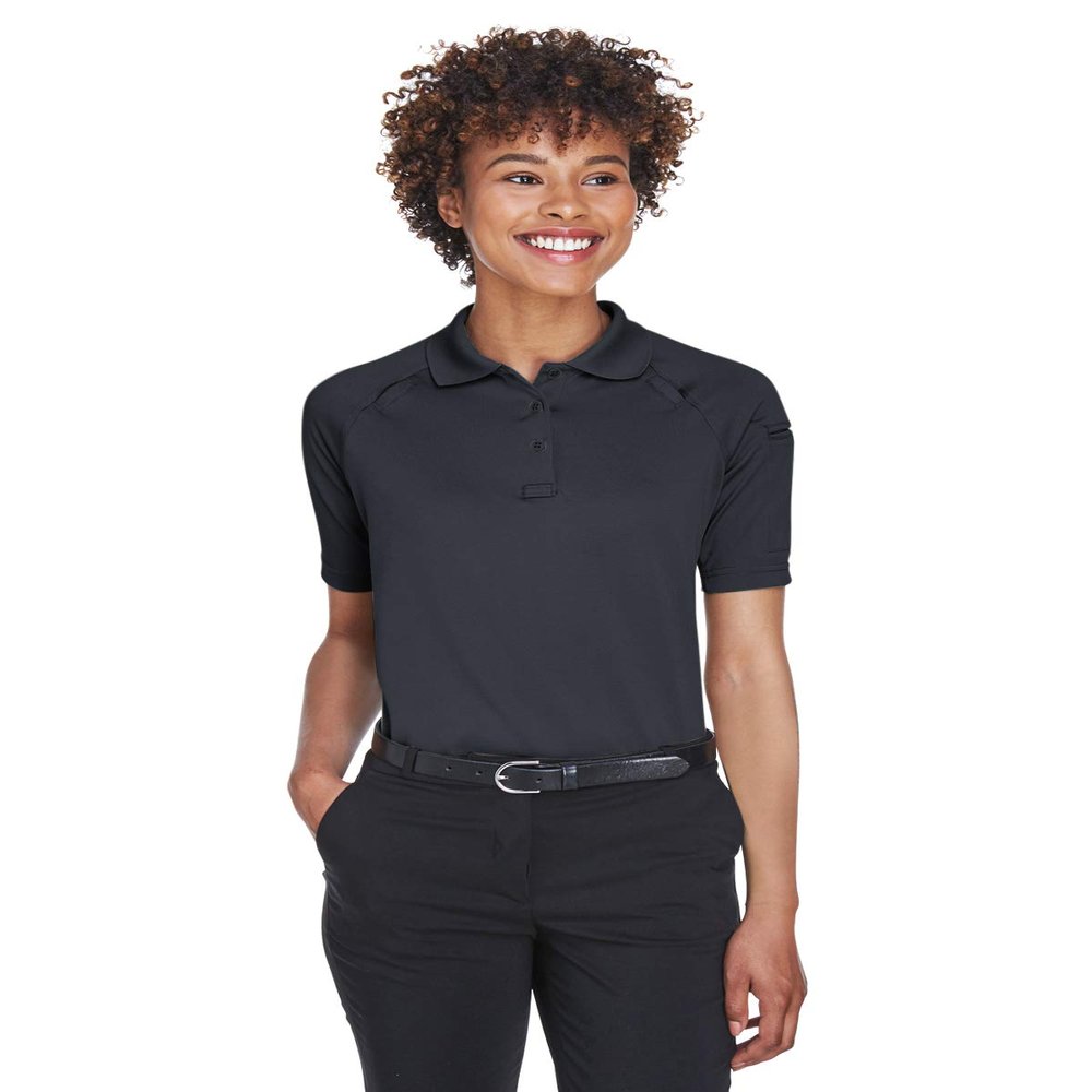 Harriton Ladies' Advantage Snag Protection Plus Tactical Polo 2XL DARK CHARCOAL