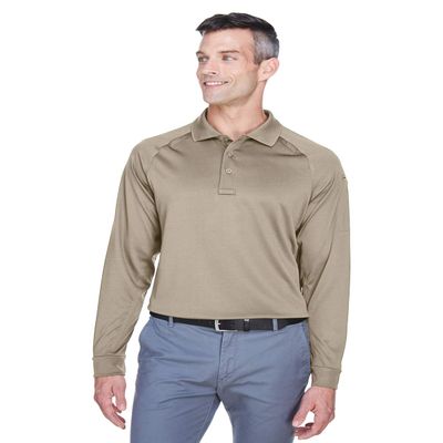 Men's Advantage Snag Protection Plus Long-Sleeve Tactical Polo XL DESERT KHAKI