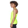 Team 365 Ladies' Zone Performance Racerback Tank XL SAFETY YELLOW view 2