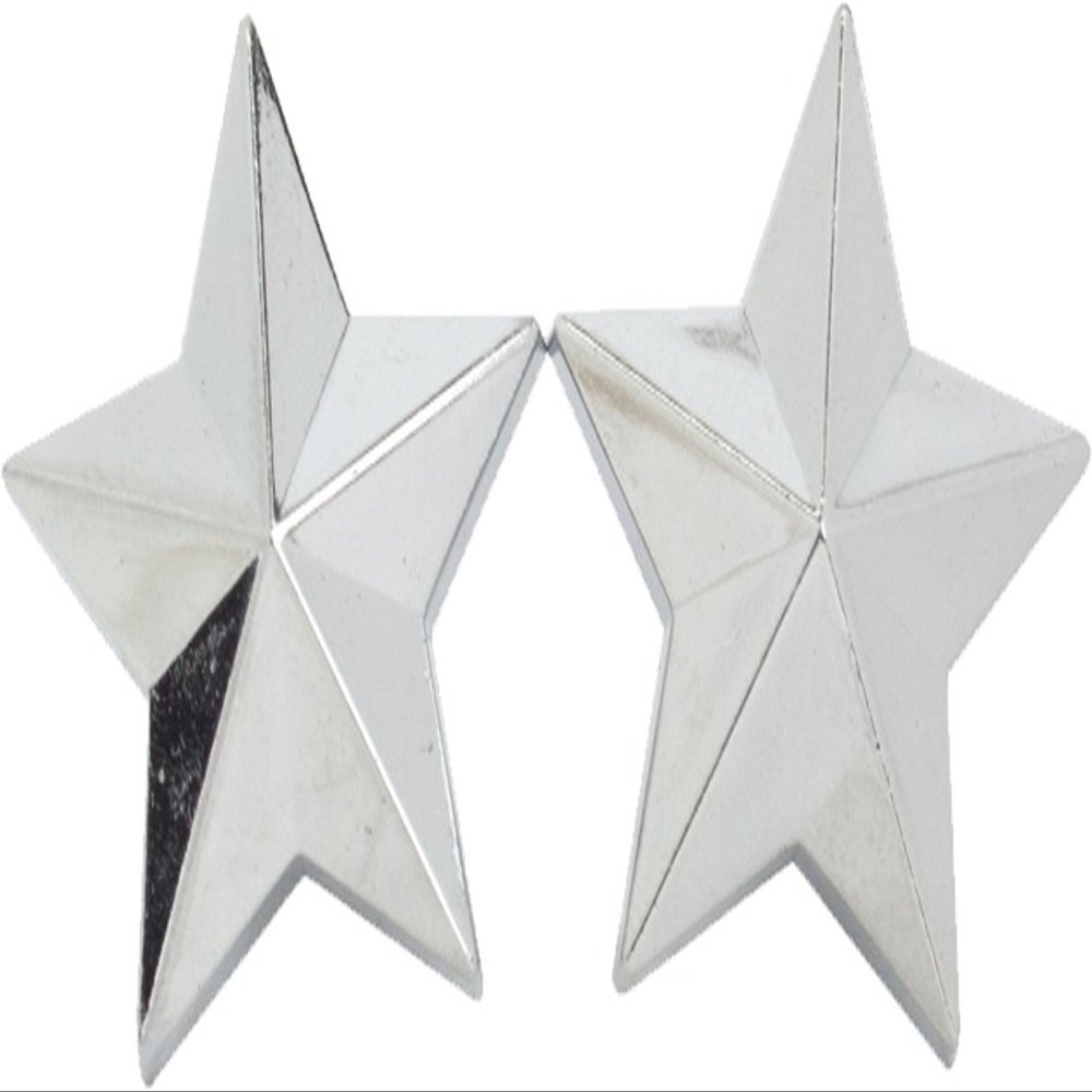 Star Valve Cap Chrome (2 Pack)