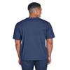 Team 365 Men's Sonic Heather Performance T-Shirt L SP DRK NVY HTH view 3