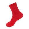 BambooMN Women's Super Soft and Cozy Feather Light Fuzzy Home Socks - Valentine Red - 4 Pair Value Pack - Size 10-13 view 2