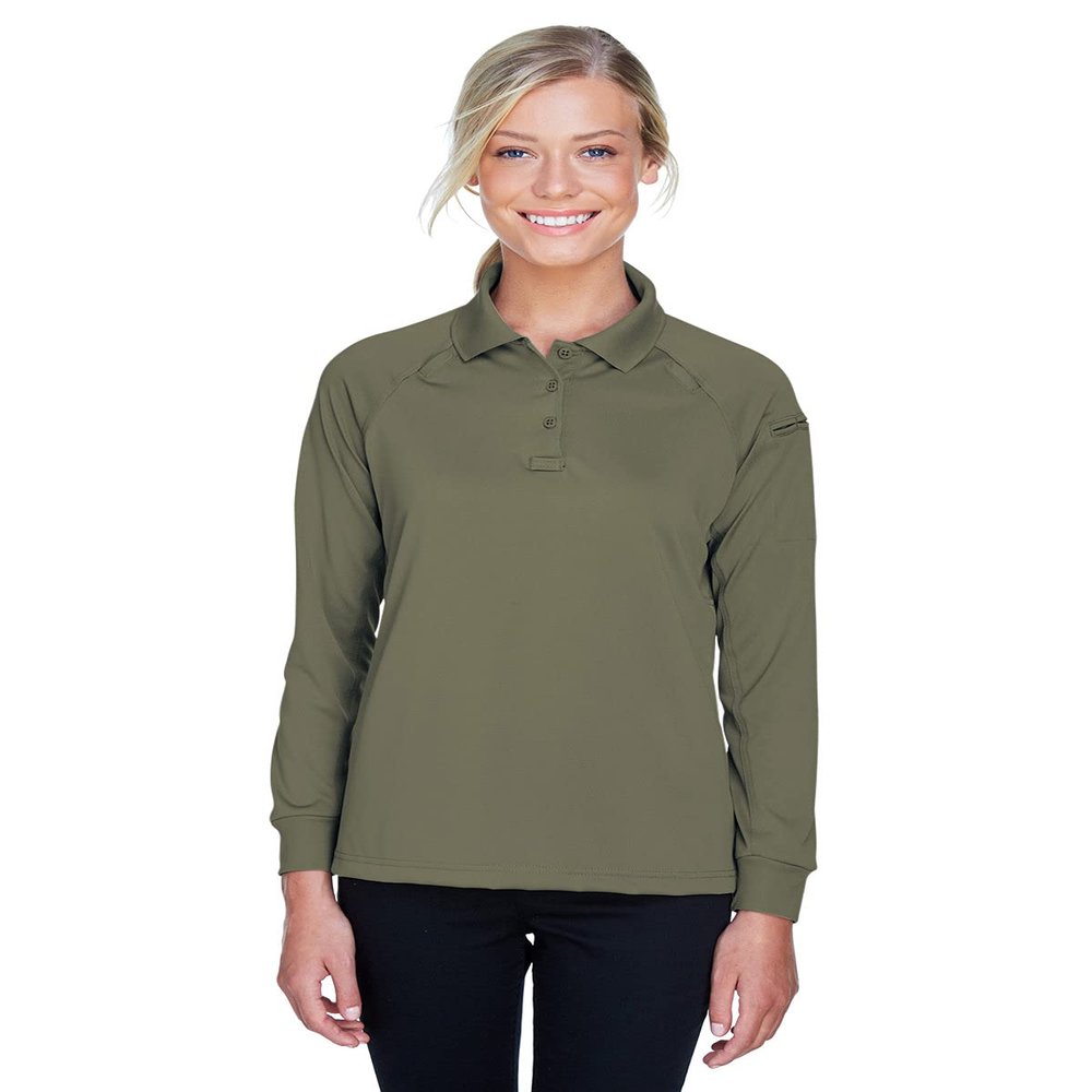 Advantage Snag Protection Plus Long-Sleeve Tactical Polo XL TACTICAL GREEN