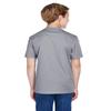 Team 365 Youth Sonic Heather Performance T-Shirt L ATHLETIC HEATHER view 3