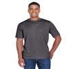 Team 365 Men's Sonic Heather Performance T-Shirt 4XL DK GREY HEATHER view 1
