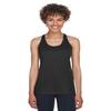 Team 365 Ladies' Zone Performance Racerback Tank L BLACK view 1