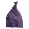 Babysoy Modern Single Knot Hat Beanie - Cotton Rayon from Bamboo Baby Cap (0-6 Months, Wineberry) view 1
