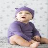 Babysoy Modern Single Knot Hat Beanie - Cotton Rayon from Bamboo Baby Cap (0-6 Months, Wineberry) view 2