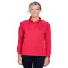 Harriton Ladies' Advantage Snag Protection Plus Long-Sleeve Tactical Polo XL RED view 1