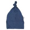 Babysoy Modern Single Knot Hat Beanie - Cotton Rayon from Bamboo Baby Cap (0-6 Months, Indigo) view 1