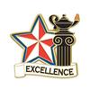 Crown Awards Academic Excellence Lapel Pins - Enamel Education Award Pin 100 Pack Prime view 1