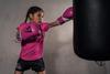 Title Boxing Pro Style Leather Training Gloves 3.0, Hot Pink/White, 10 oz view 4