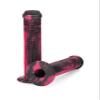 25NINE Ronin Grip with Flange - Flanged BMX Bike and Scooter Handlebar Grips with End Plugs - Pink/Black view 1